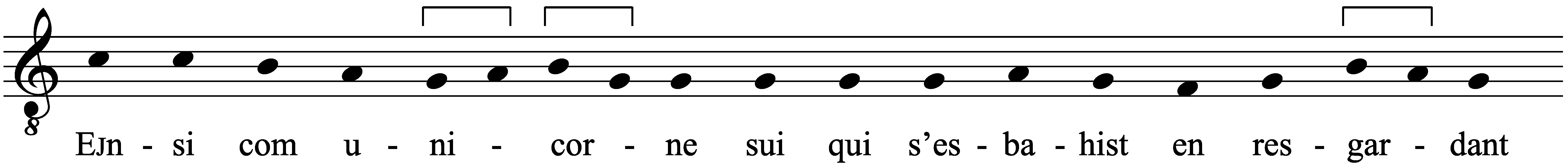 Work musical notation